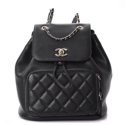 chanel business affinity backpack for sale|Chanel business affinity backpack size.